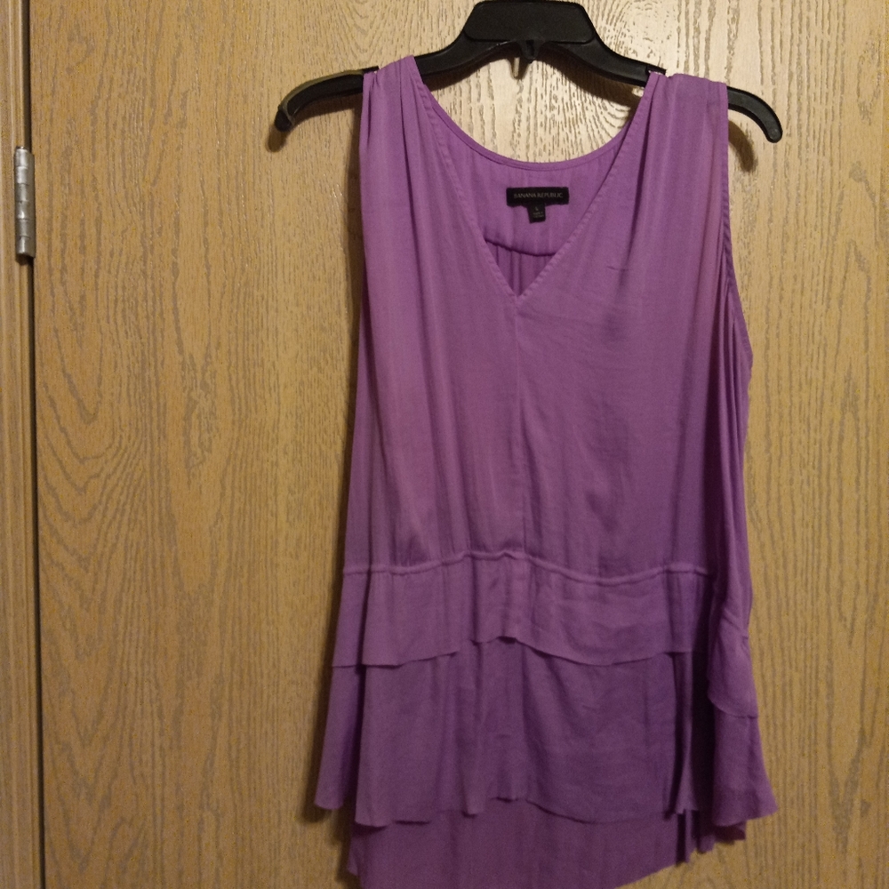 Pink Banana Republic blouse